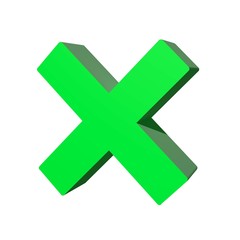 Fototapeta premium 3D Crosses