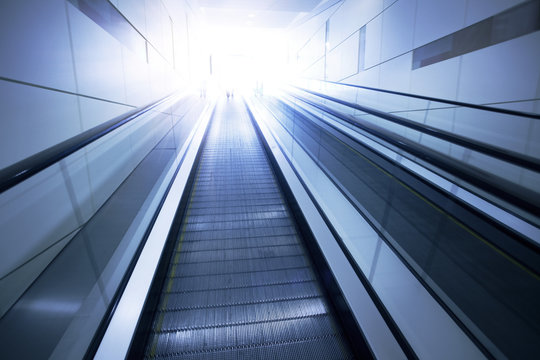 Business Center escalators