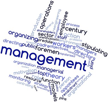 Word cloud for Management