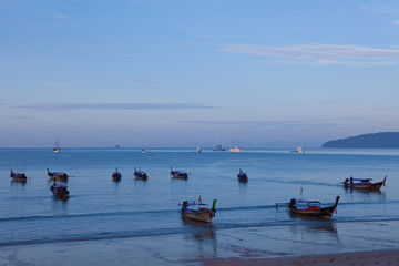 Obraz premium boats on the sea