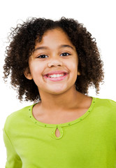 Girl Posing And Smiling