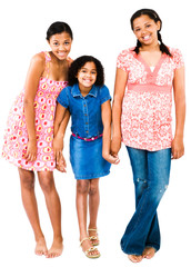 Obraz premium Smiling friends standing
