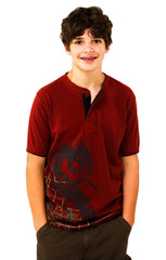 Fototapeta premium Standing boy posing