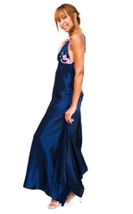 Naklejka premium Happy woman posing