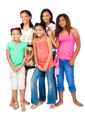 Fototapeta premium Posing friends standing