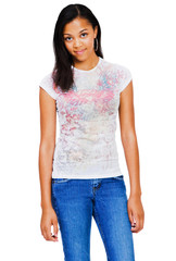 Fototapeta premium African American Teenage Girl Smiling