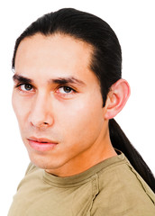 Naklejka premium Portrait of a man thinking