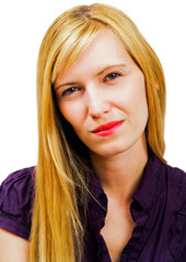 Naklejka premium Beautiful woman posing