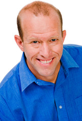 Obraz premium Smiling man posing