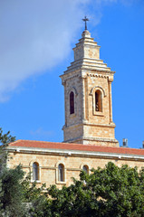 Fototapeta na wymiar Church of the Paternoster in Jerusalem