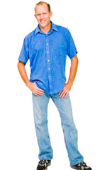 Fototapeta premium Mature man posing