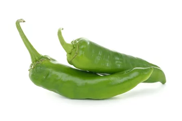 Gardinen Chilischoten green chili peppers  © camellias