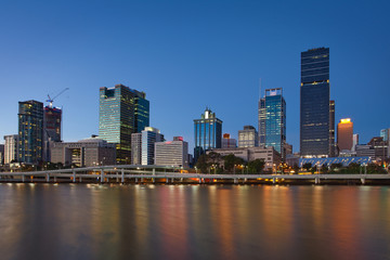 Fototapeta na wymiar Queensland, Brisbane city, night