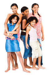 Obraz premium Posing friends standing