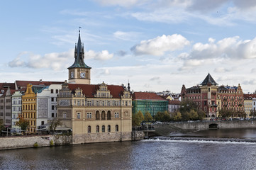 Fototapeta na wymiar Nasypu Smetana, Praga