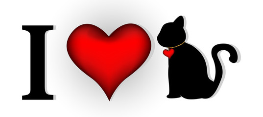 i love cat for you design