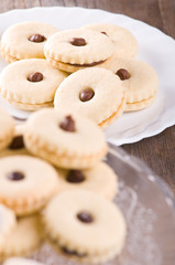 Chocolate biscuits.