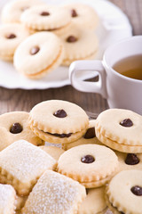 Chocolate biscuits.
