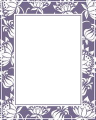 Fototapeta na wymiar Floral wedding invitation card