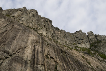 Mountains in Lysefjorden
