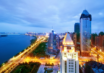 Fototapeta na wymiar Shanghai skyscrapers