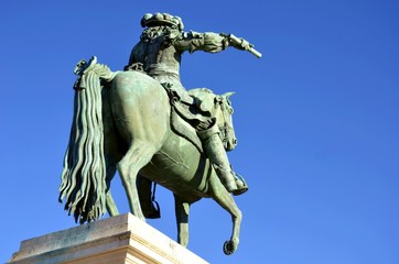 Fototapeta premium Statue équestre de Louis XIV à Versailles