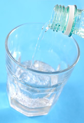 water in the glass