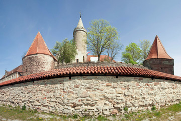 Naklejka premium Leuchtenburg, Kahla, Jena