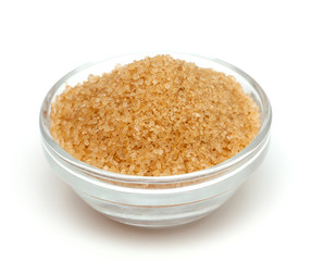 brown sugar in a glass bowl