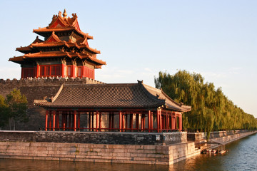 Open-air museum - "Forbidden City" in Beijing. China.