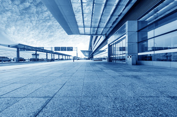 Obraz premium Shanghai Pudong Airport road