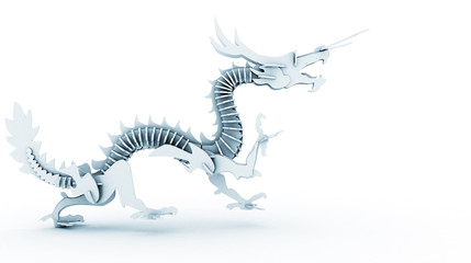 Chinese dragon isolated