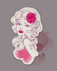 Vector fashion illustration