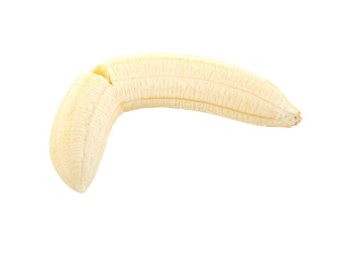Peeled banana