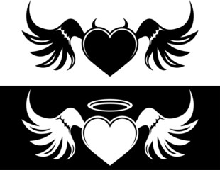good and evil heart