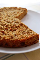 Millet and pumpkin pie