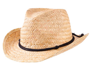 Yellow straw hat