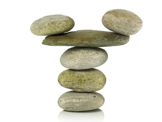 Fototapeta na wymiar stones in balance