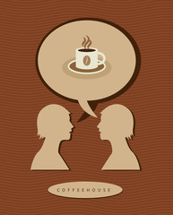 Menu design for restaurant or cafe, vector illustration