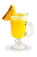 mulled wine isolated on white background