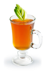 mulled wine isolated on white background