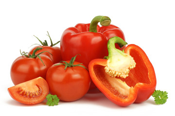 Papryka z pomidorami