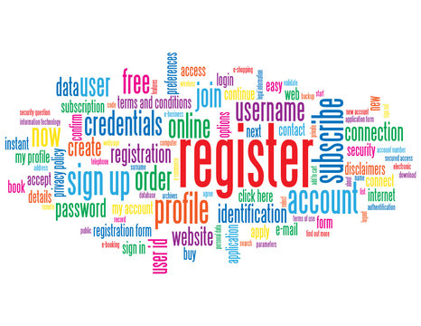 "REGISTER" Tag Cloud (sign up subscribe join apply click here)