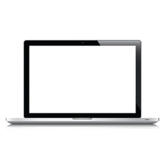 Laptop isolated on white vector eps10