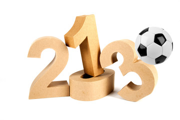 2013 in paper 3D numbers