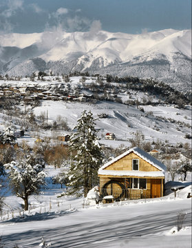 village and winter