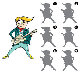 Find Mirror Image of Guitarist ... solution No. 6
