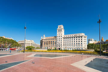 Banesto building in center of Barcelona