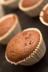 making chocolate cupcakes