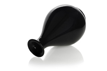 Chinese Black Ceramic Wine Bottle